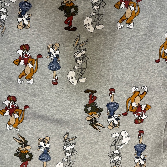 Warner Bros. Bugs Bunny & Friends Celebrating Every Story Fleece Sweatshirt. 3XL - Picture 7 of 14